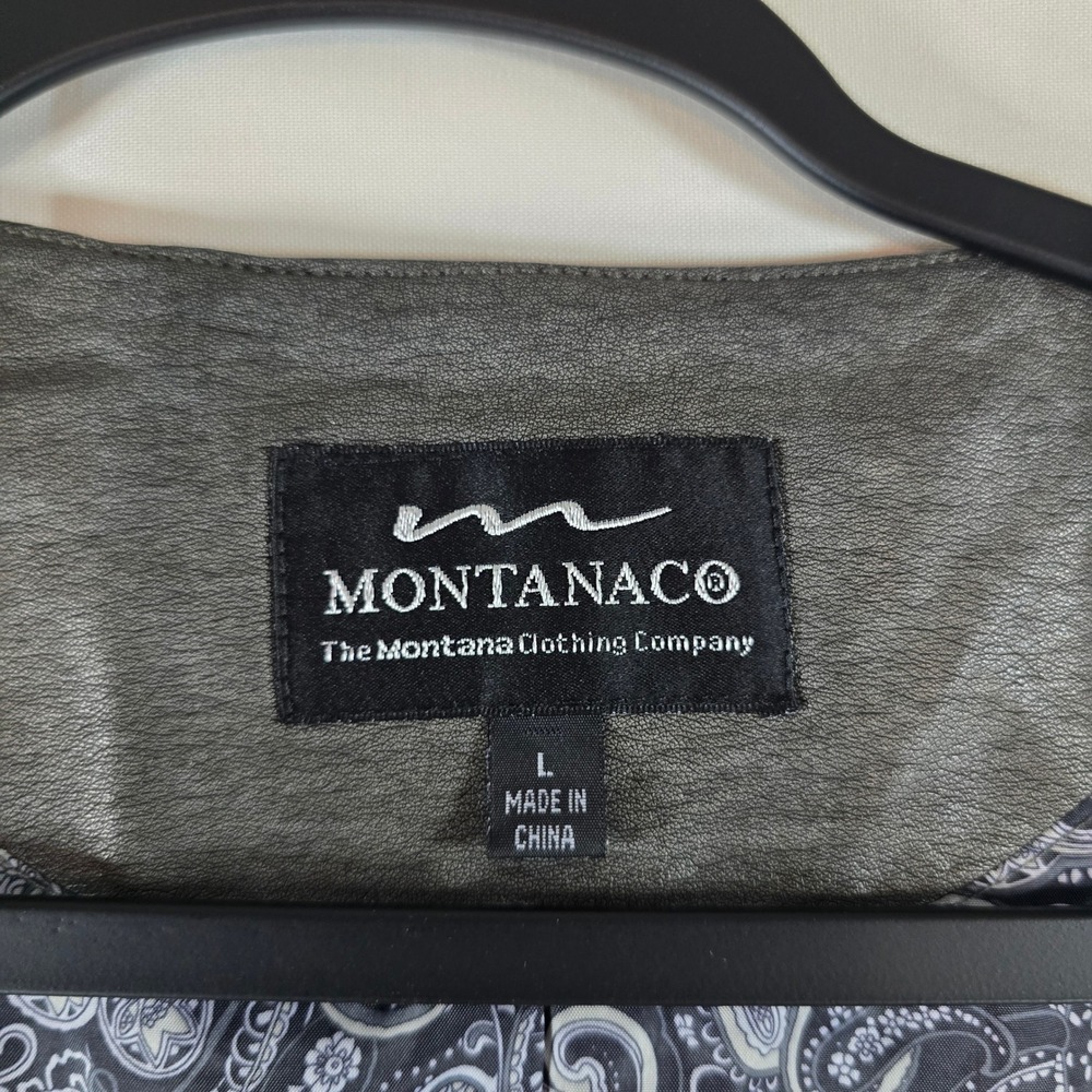 Montanaco Quilted Faux Leather Vest - Picture 7 of 8